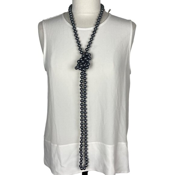 Louis Dell Olio Imitation Pearl Necklaces Lot of 5 Pink Gray Baroque Long Signed - Picture 6 of 16